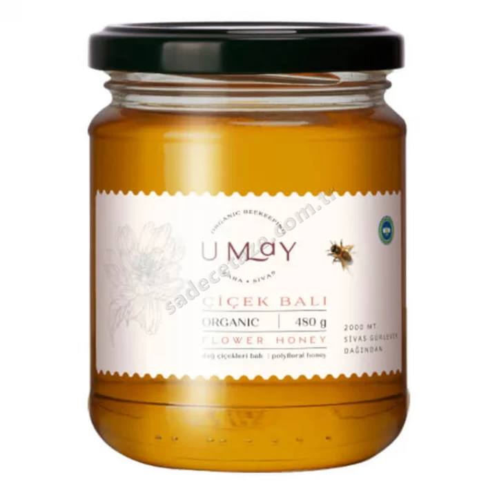 Umay Organik Ham Çiçek Balı 480Gr