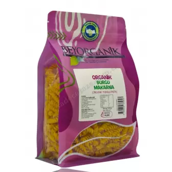 Beyorganik Organik Sade Burgu Makarna 500 Gr resim 1