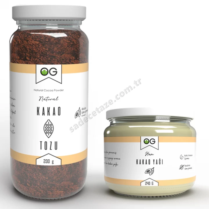 Og Naturel Kakao Tozu Ve Kakao Yağı