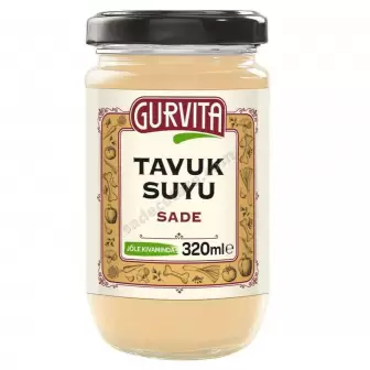 Gurvita Tavuk Suyu Sade 320 Ml resim 1