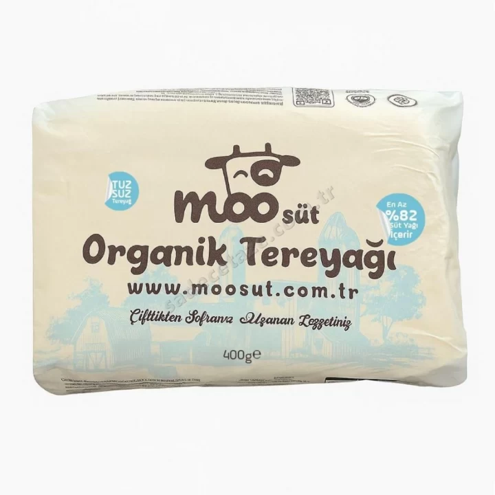 Moo Organik İnek Tereyağ 500Gr