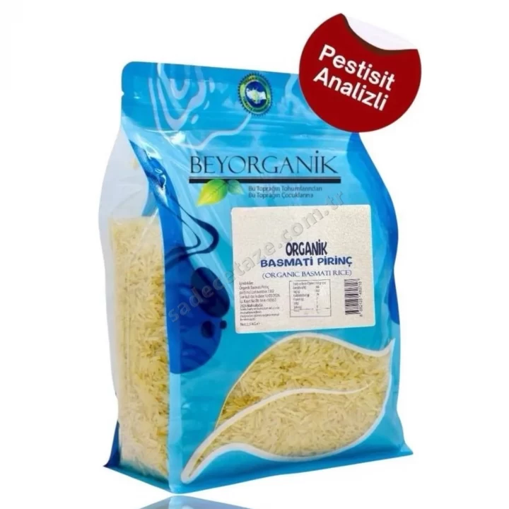 Beyorganik Organik Basmati Pirinç 2500 Gr