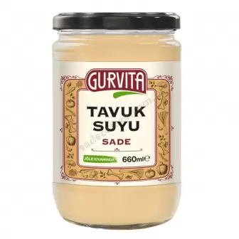 Gurvita Tavuk Suyu Sade 660 Ml resim 1