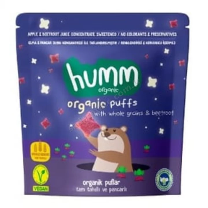 Organik Vegan Tam Tahıllı Ve Pancarlı Puflar