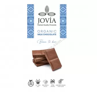 Jovia Organik Sütlü Çikolata resim 1