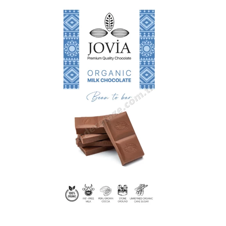 Jovia Organik Sütlü Çikolata