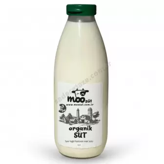 Moo Organik İnek Sütü 1L resim 1