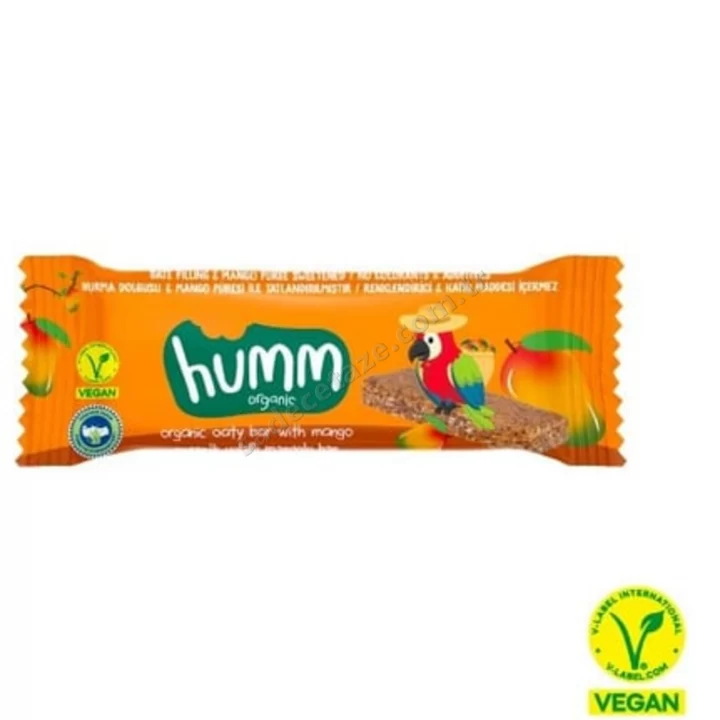 humm Organik Vegan Mangolu Yulaf Bar 12 Li