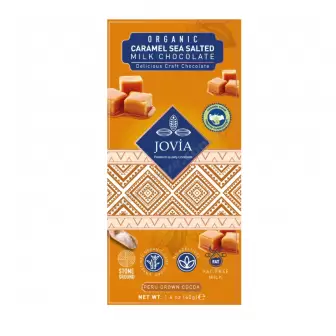 Jovia Organik Sütlü Çikolatalı-Karamel-Deniz Tuzlu resim 1