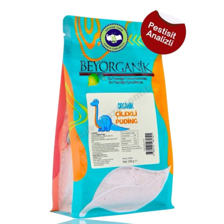 Beyorganik Çilekli Bebek Pudingi 200 Gr