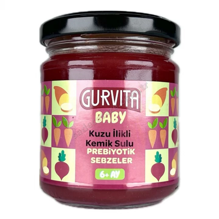 Gurvita Baby Kuzu İlik Kemik Su Prebyotik Sebzeler