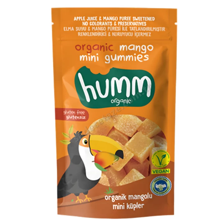 humm Organik Glutensiz Vegan Mangolu 12 Li Küpler