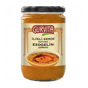 Gurvita İlikli Kemik Suyuna Ezogelin Çorbası 660Ml resim 1