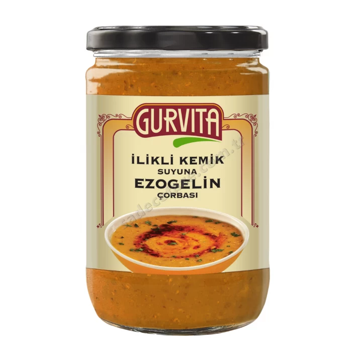 Gurvita İlikli Kemik Suyuna Ezogelin Çorbası 660Ml