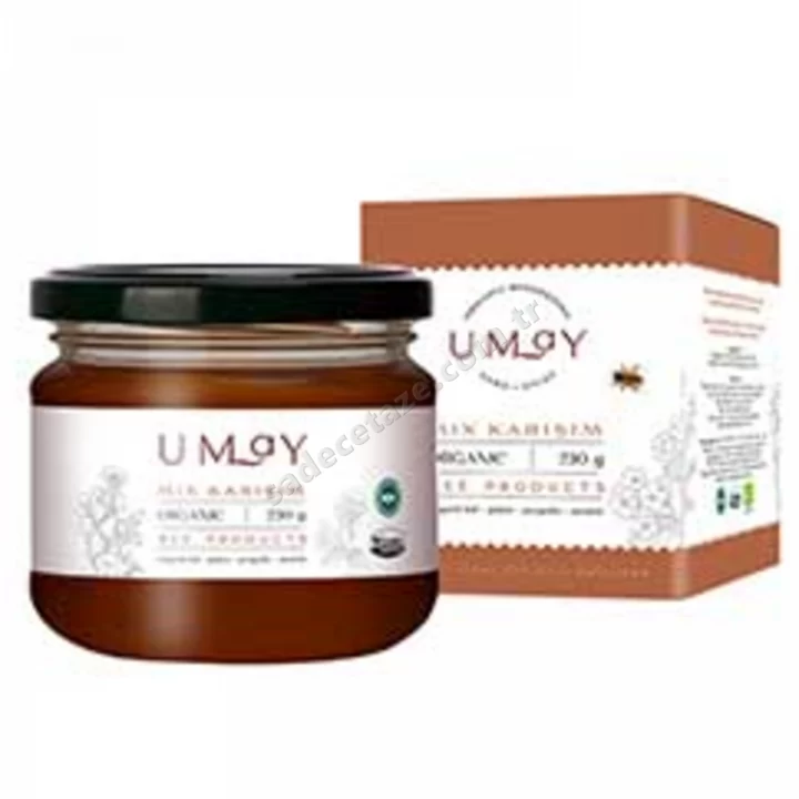 Umay Organik Mix Bal Polen Arısütü Propolis 230Gr
