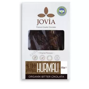 Jovia Organik Bitter Hurmalı Çikolata resim 1