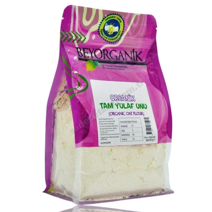 Beyorganik Tam-Yulaf Unu-Hassas Ürün 500 Gr