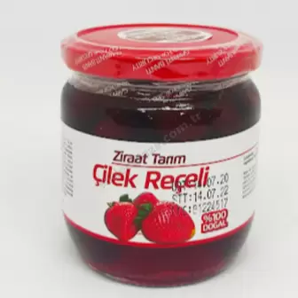 Ziraat Tarım Extra Geleneksel Çilek Reçeli 500 Gr resim 1