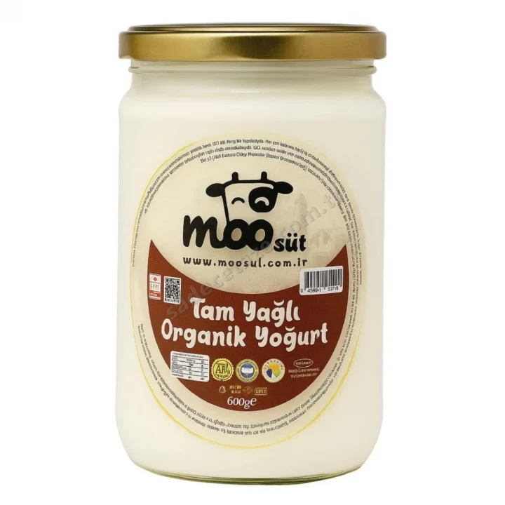 Moo Organik İnek Yoğurt 600Gr
