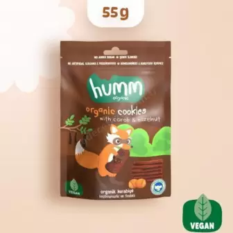 humm Organik Vegan Keçiboynuzlu Fındıklı Kurabiye resim 1