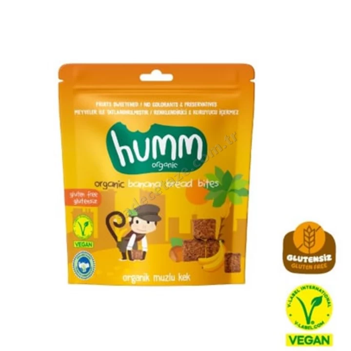 humm Organik Glutensiz Vegan Muzlu Kek