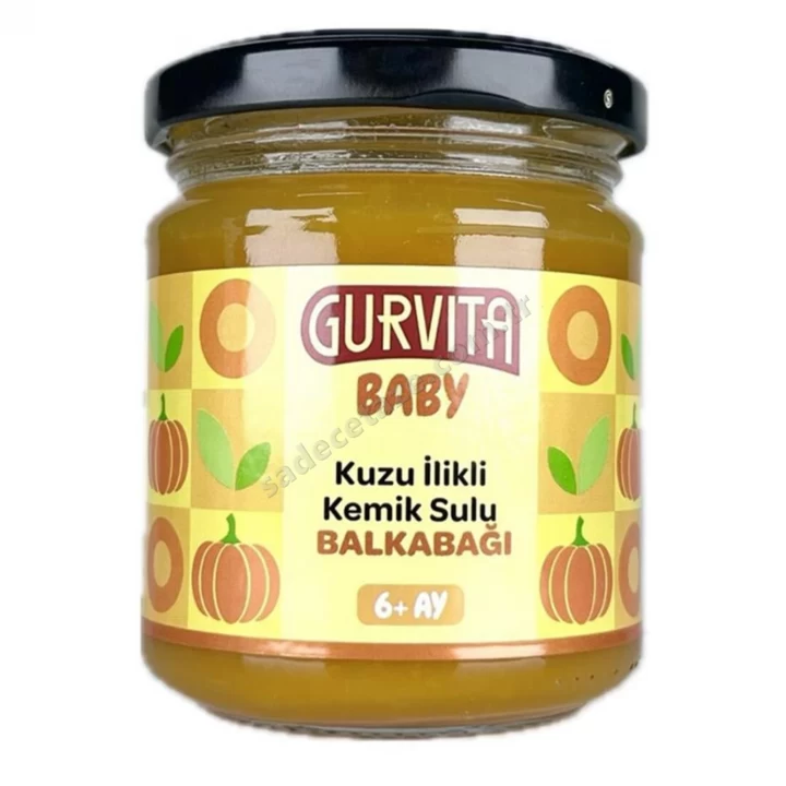 Gurvita Baby Kuzu İlikli Kemik Sulu Balkabağı