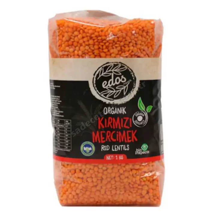 Edos Organik Kırmızı Mercimek 1 Kg