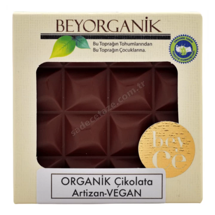 Beyorganik Çikolata Artizan Vegan 40 Gr