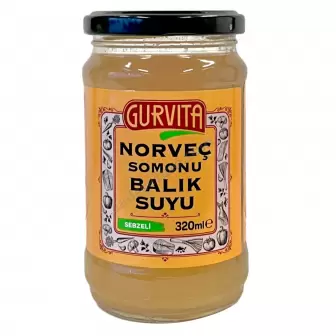 Gurvita Norveç Somunu Balık Suyu 320Ml resim 1