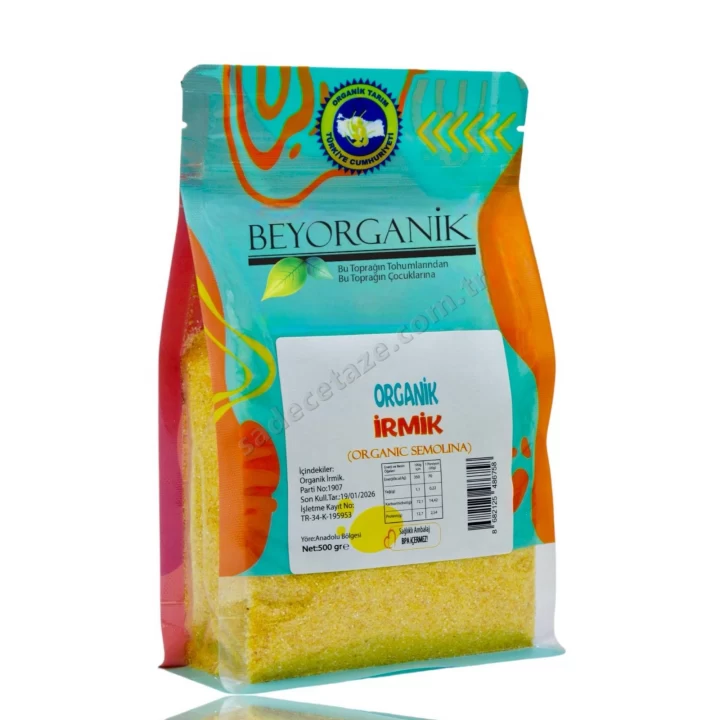 Beyorganik İrmik Kalın 500 Gr