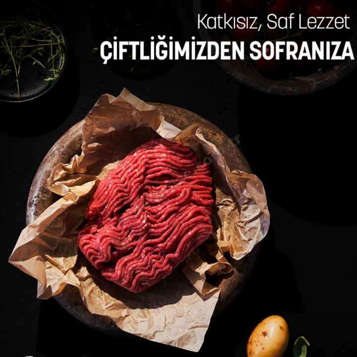 Feyz Çiftliği Dana Kıyma 500Gr
