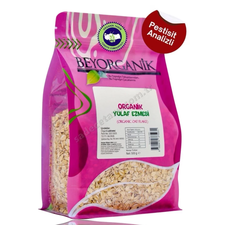 Beyorganik Yulaf Ezmesi-Hassas Ürün 500 Gr