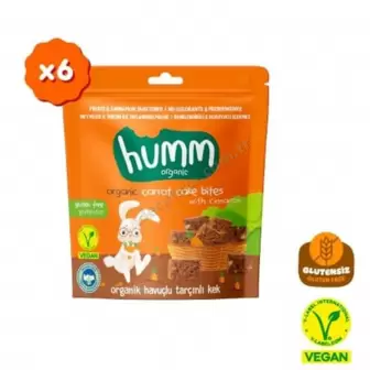 humm Organik Glutensiz Vegan Havuçlu Tarçınlı Kek resim 1
