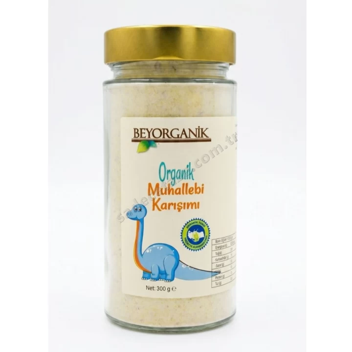 Beyorganik Muhallebi Karışımı-Cam Kavanoz 3500 Gr