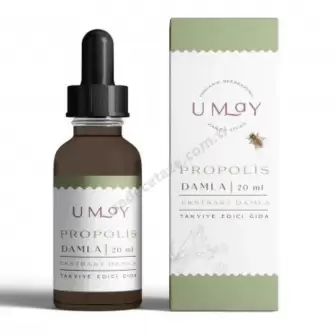Umay Organik Propolis Alkol Bazlı Damla 20Ml resim 1
