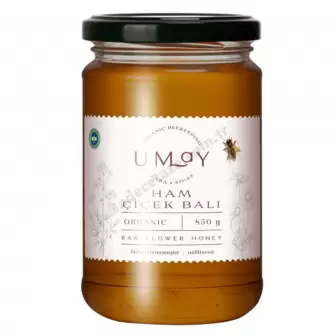 Umay Organik Ham Çiçek Balı 850Gr resim 1