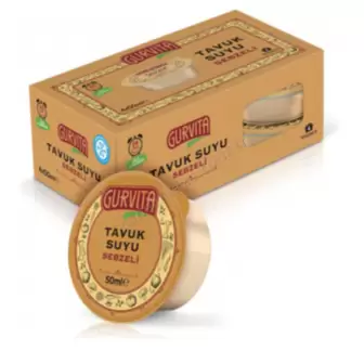 Gurvita Tavuk Suyu Sebzeli 50 Ml 4Lü Paket resim 1
